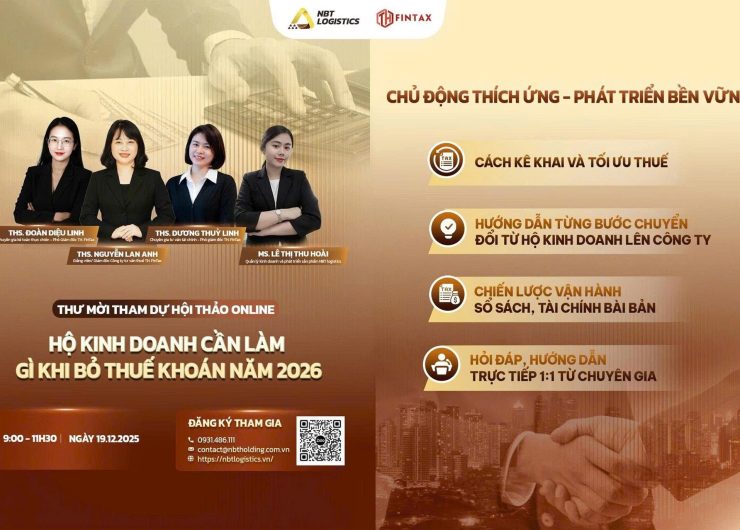 TỔNG KẾT 02 BUỔI CHIA SẺ VỀ CHỦ ĐỀ “BỎ THUẾ KHOÁN 2026 – HỘ KINH DOANH CẦN LÀM GÌ?”